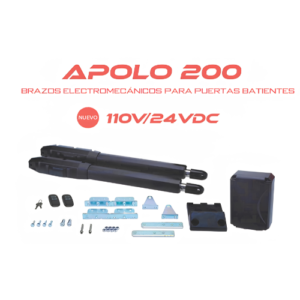 KIT DE 2 BRAZOS MARCA NAS MODELO APOLO 200 DISPONIBLE 110V/24VDC